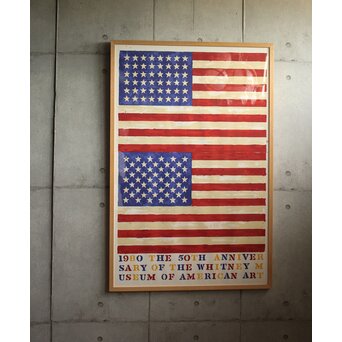 Jasper JOHNS ポスター The 50th Anniversary of The Whitney Museum of American Art　Z1054