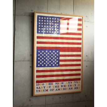 Jasper JOHNS ポスター The 50th Anniversary of The Whitney Museum of American Art　Z1054 