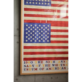 Jasper JOHNS ポスター The 50th Anniversary of The Whitney Museum of American Art　Z1054 