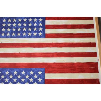 Jasper JOHNS ポスター The 50th Anniversary of The Whitney Museum of American Art　Z1054 