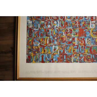 Jasper JOHNS ジャスパージョーンズ ポスター 「Numbers in Color」　Z1058 