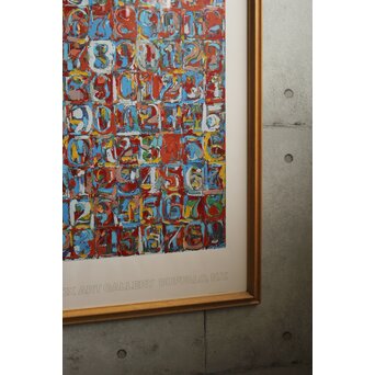 Jasper JOHNS ジャスパージョーンズ ポスター 「Numbers in Color」　Z1058 