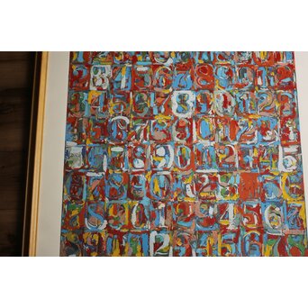Jasper JOHNS ジャスパージョーンズ ポスター 「Numbers in Color」　Z1058 