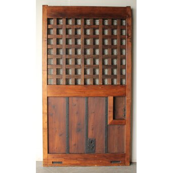 鉄金具 堅牢升格子蔵戸　W0302 表