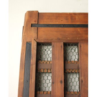 鉄金具 堅牢升格子蔵戸　W0302 