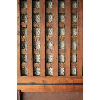 鉄金具 堅牢升格子蔵戸　W0302 