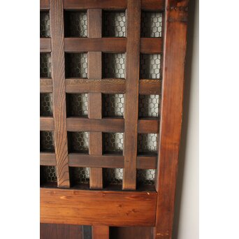 鉄金具 堅牢升格子蔵戸　W0302 