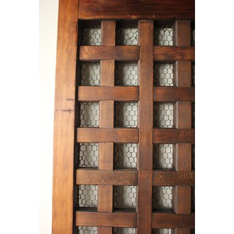 鉄金具 堅牢升格子蔵戸　W0302 