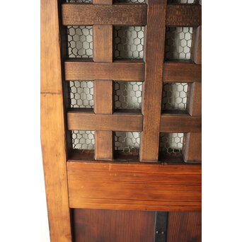 鉄金具 堅牢升格子蔵戸　W0302 