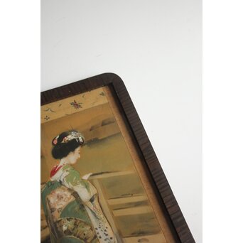 梶原緋佐子 美人画 額装　Z1067 