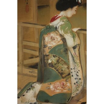 梶原緋佐子 美人画 額装　Z1067 