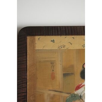 梶原緋佐子 美人画 額装　Z1067 