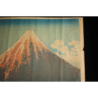 野口米次郎 ヨネノグチ 監修 渡辺木版画 葛飾北斎 富士 木版画　Z1070 