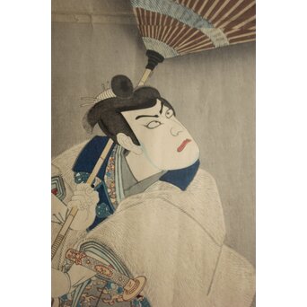豊原国周 Kunichika 皿屋舗化粧姿見 木版画　Z1072 